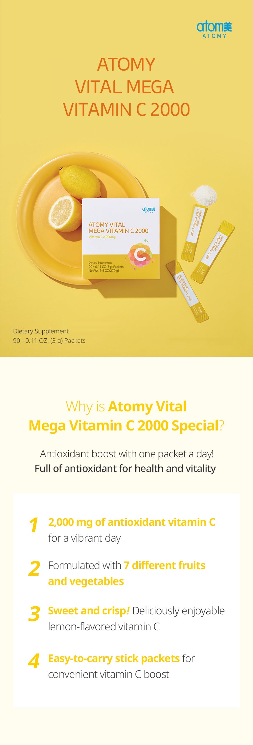 Vital Mega Vitamin C 2000