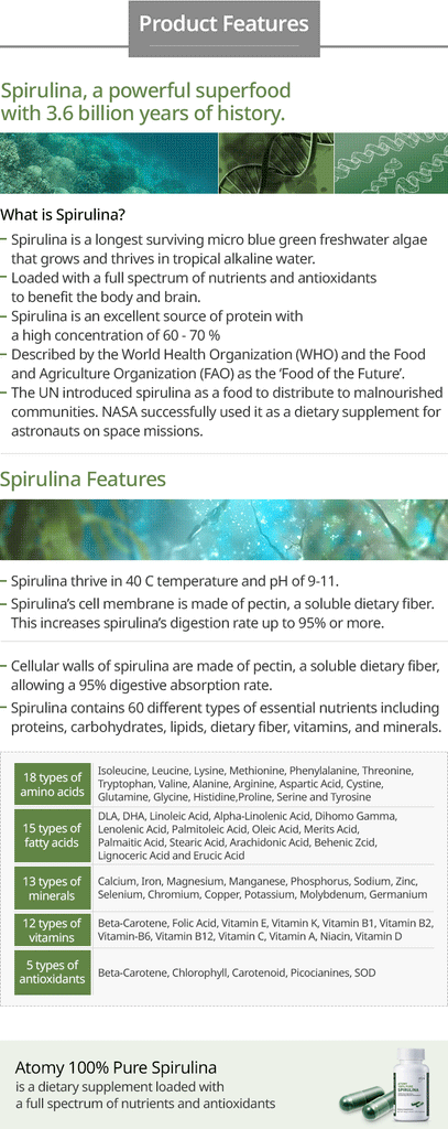 Pure Spirulina 100%
