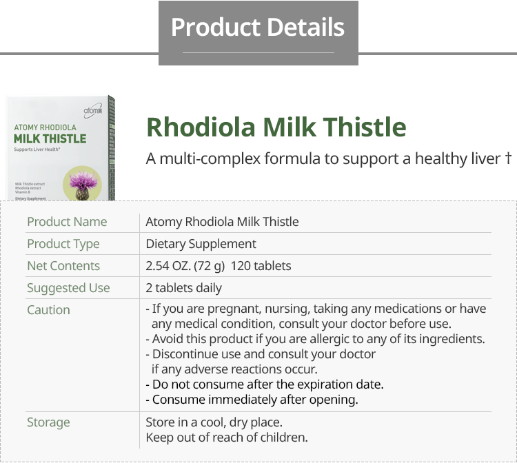Rhodiola Milk Thistle
