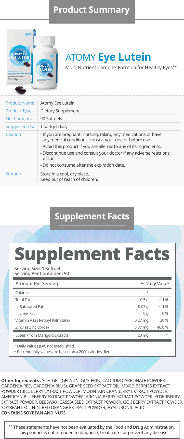 Eye Lutein
