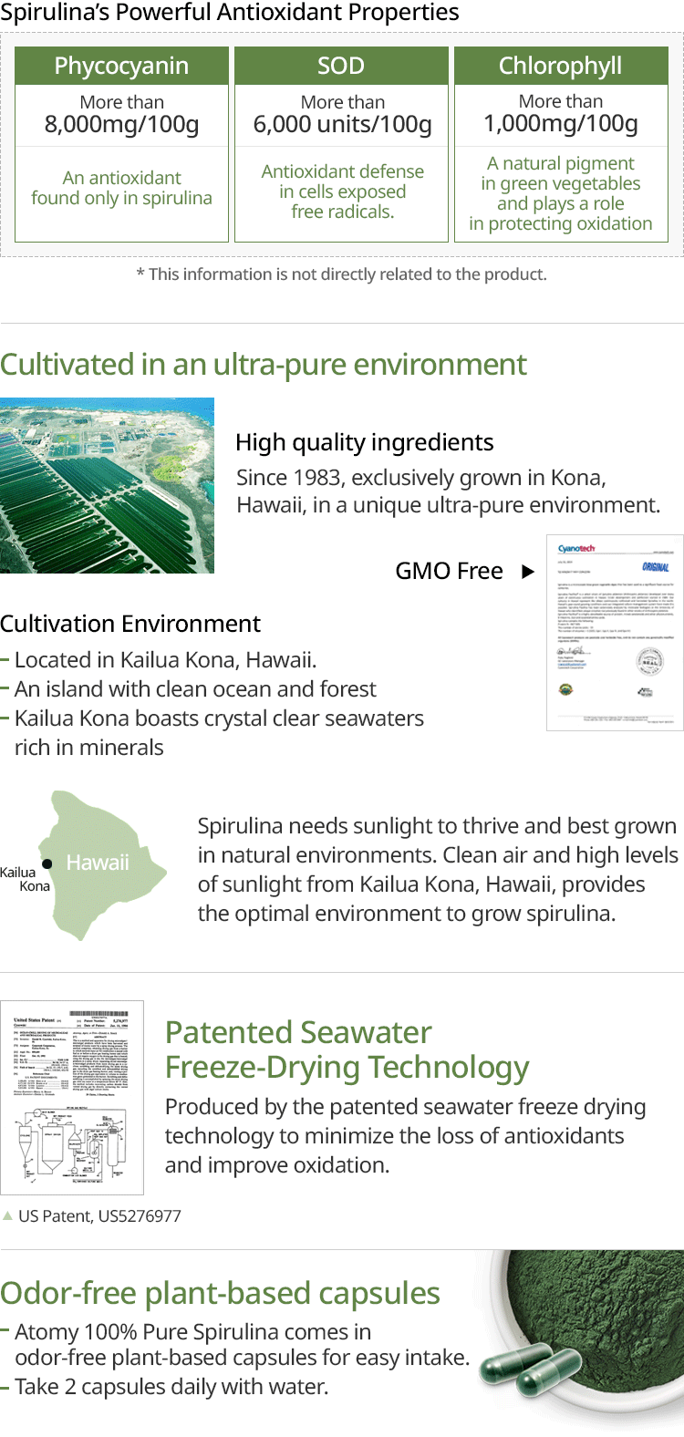 Pure Spirulina 100%