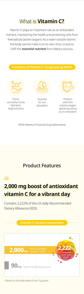 Vital Mega Vitamin C 2000