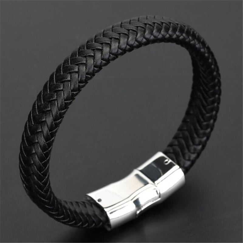 Leather Bracelets Mens Multilayer Man