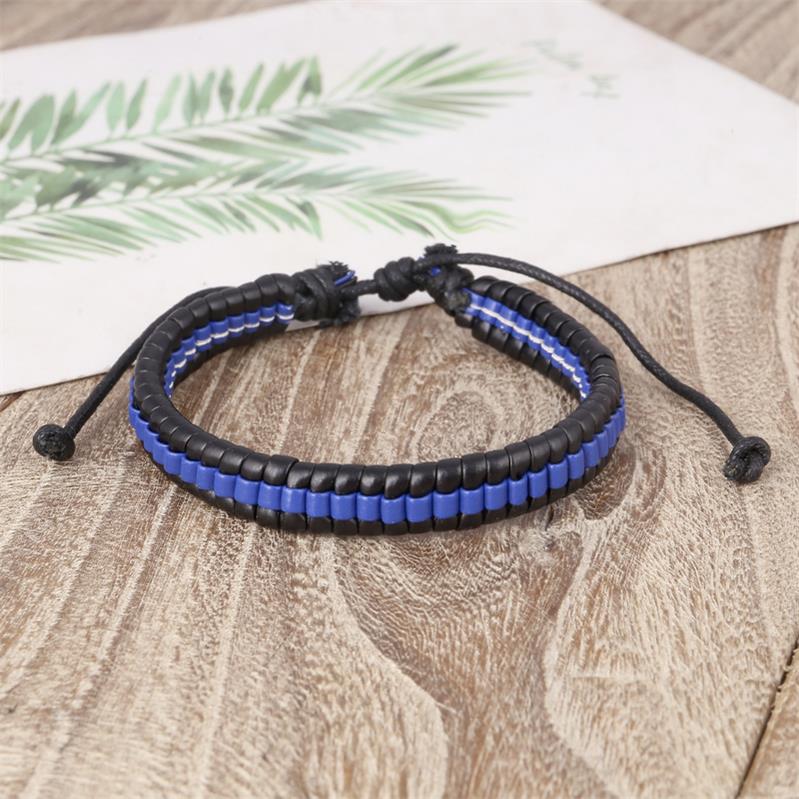Leather Bracelets Mens Multilayer Man