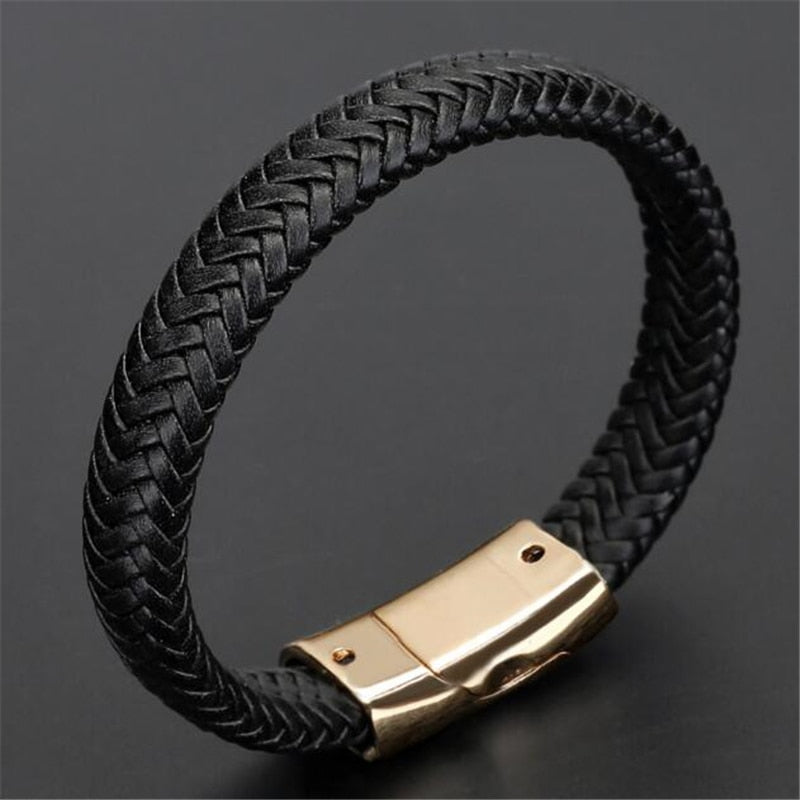 Leather Bracelets Mens Multilayer Man