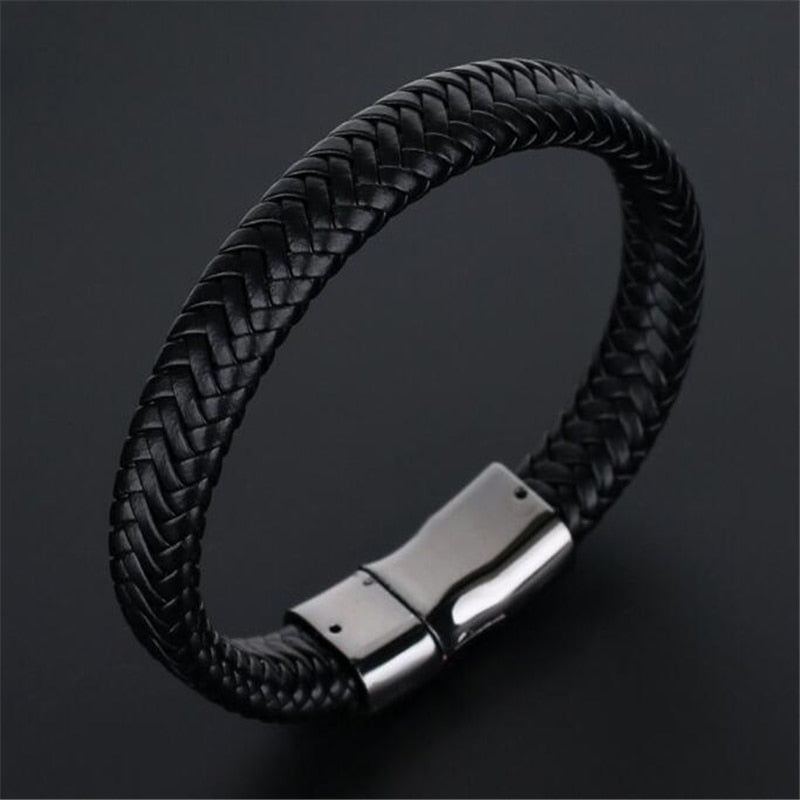 Leather Bracelets Mens Multilayer Man