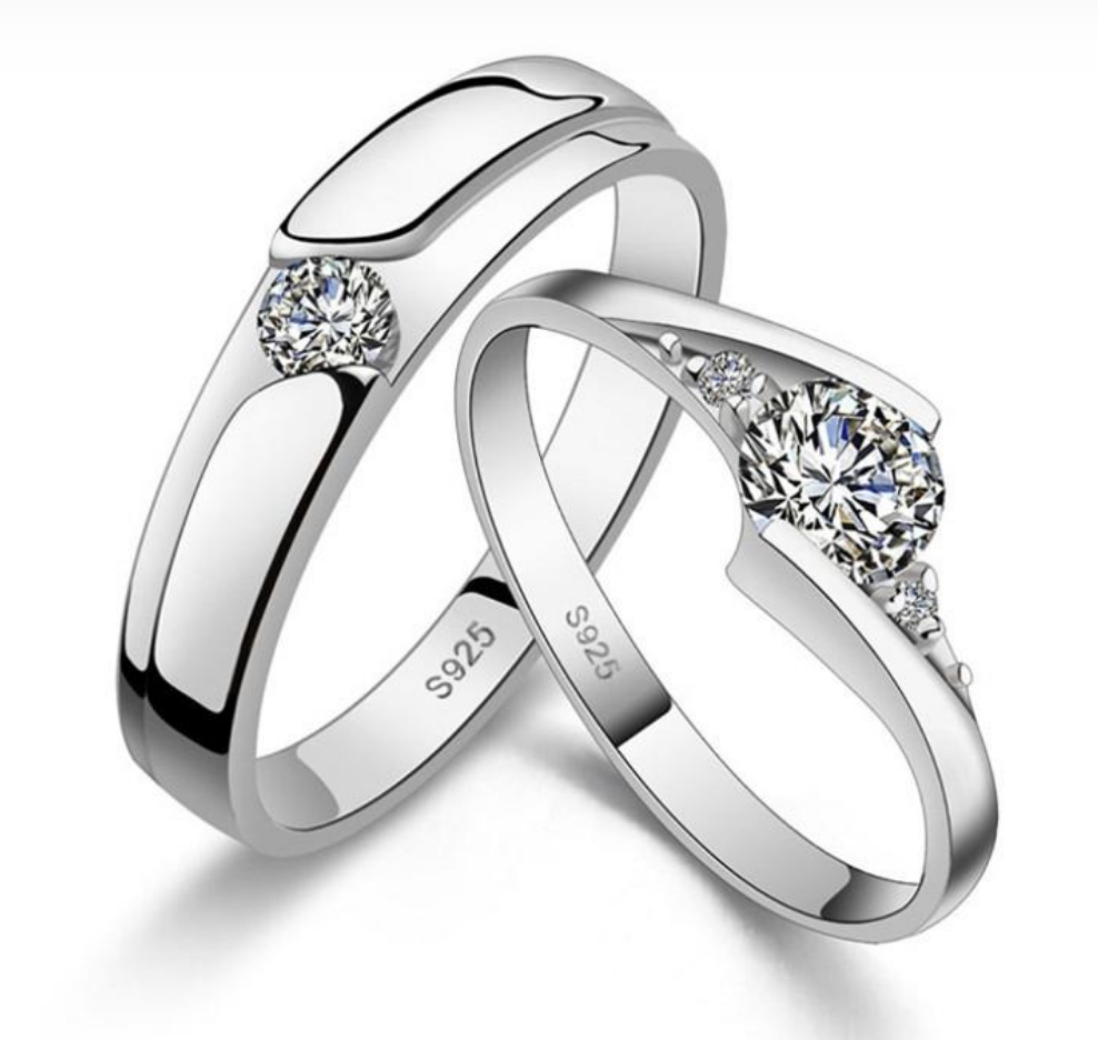 Lover's Ring  Solid Silver Rings for Lover Jewelry