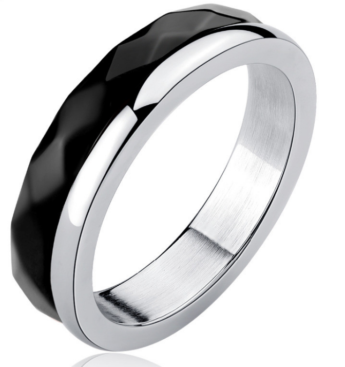 Unisex Fashion Stainless Steel Unisex Rings