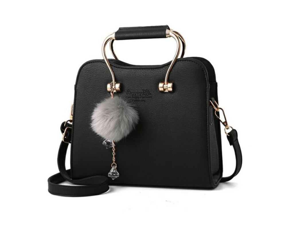 Jasmin Bicoleta - Women Hairbal Metal handbag