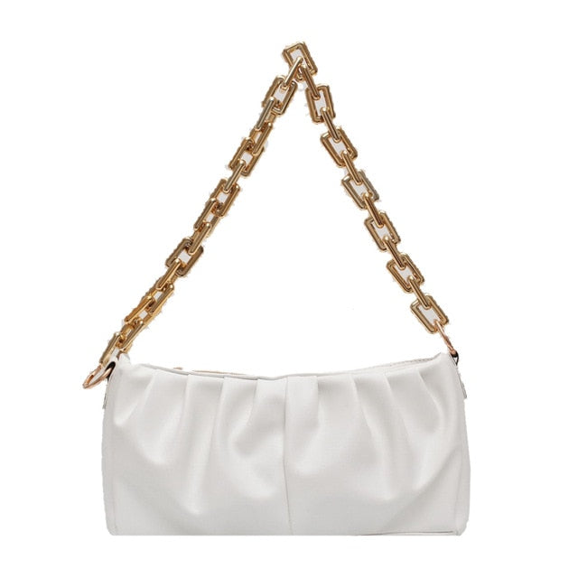 Chain Leather Shoulder Luxury Bag  For Women 2021