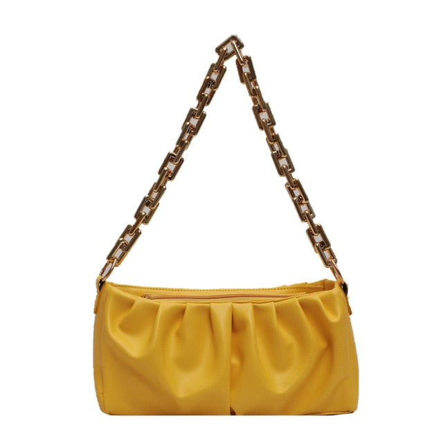 Chain Leather Shoulder Luxury Bag  For Women 2021