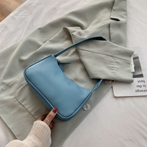 Small Baguette Handbags  Retro Spring Colors
