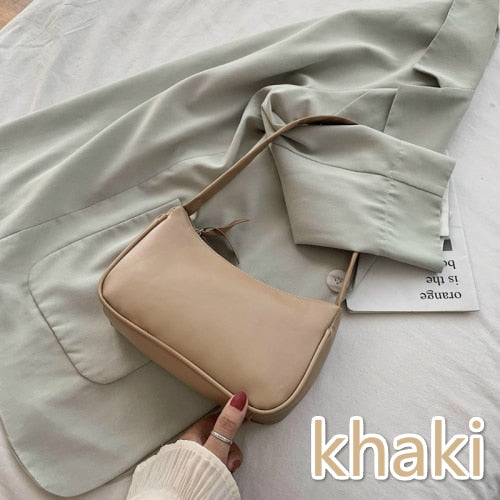 Small Baguette Handbags  Retro Spring Colors