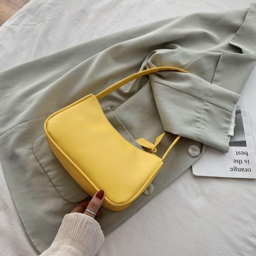Small Baguette Handbags  Retro Spring Colors