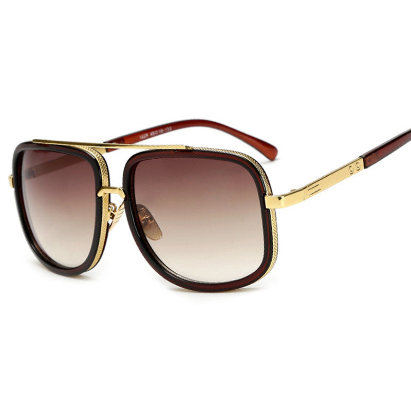 Unisex Superstar Brand Designer Trendy Celebrity Mirrored Sun Glasses