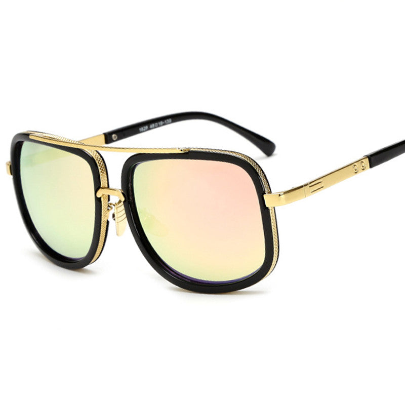 Unisex Superstar Brand Designer Trendy Celebrity Mirrored Sun Glasses