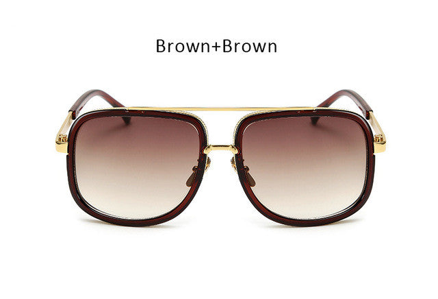 Unisex Superstar Brand Designer Trendy Celebrity Mirrored Sun Glasses