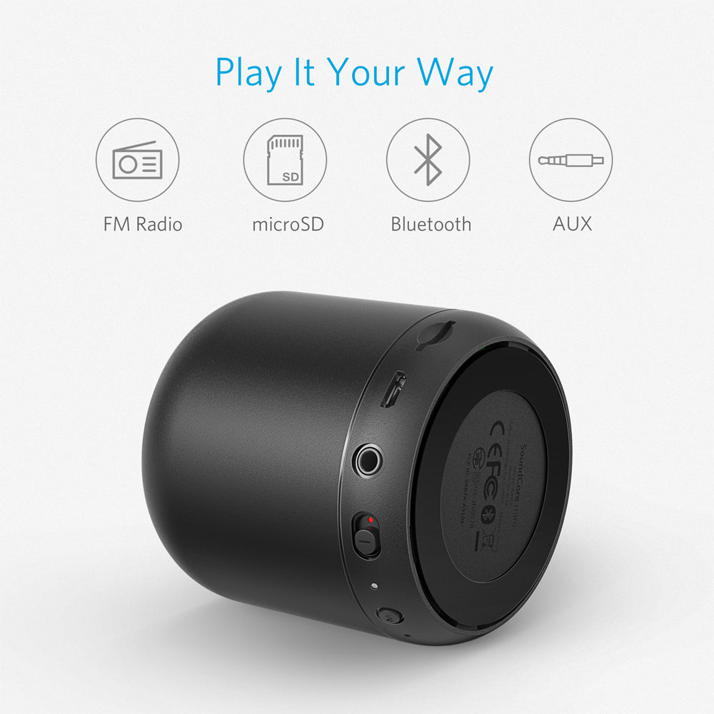 Portable Bluetooth Speaker with 15-Hours Playtime.