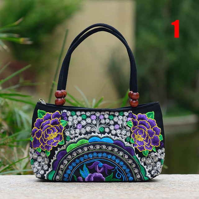 Trending Women Handmade Bag Flower Embroidered