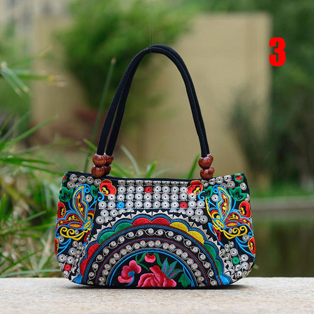 Trending Women Handmade Bag Flower Embroidered