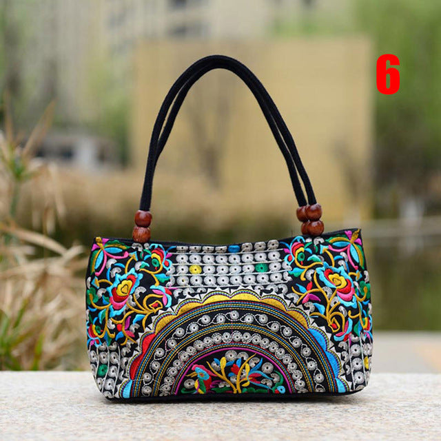 Trending Women Handmade Bag Flower Embroidered