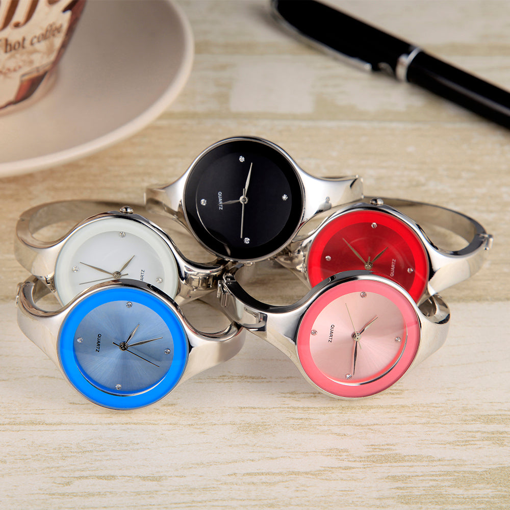 Luxury Brand Fashion Quartz Watch Women Ladies Stainless Steel Bracelet