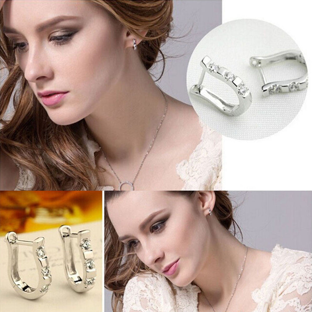 Fashion Women Ladies Girls Ear Stud Hoop Earrings
