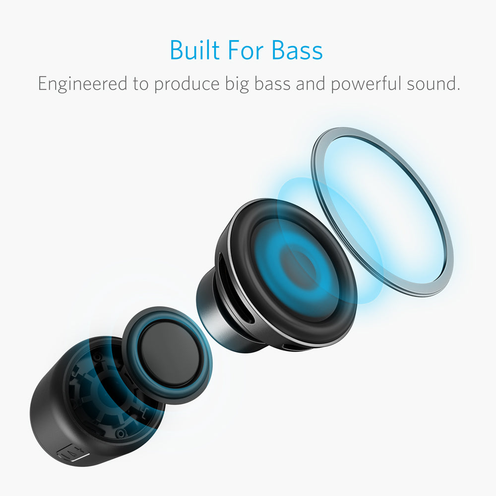 Portable Bluetooth Speaker with 15-Hours Playtime.