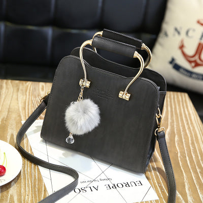 Jasmin Bicoleta - Women Hairbal Metal handbag