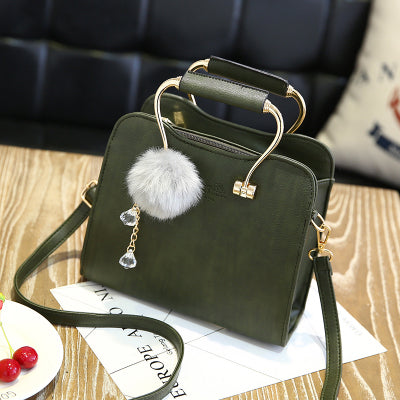 Jasmin Bicoleta - Women Hairbal Metal handbag