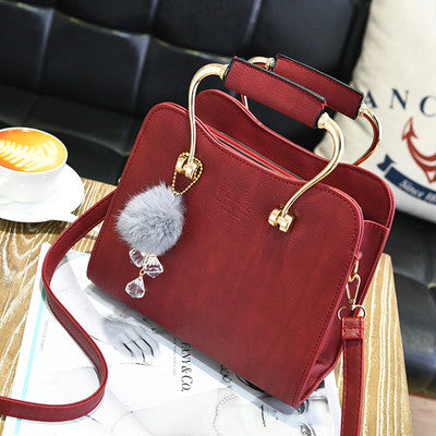 Jasmin Bicoleta - Women Hairbal Metal handbag